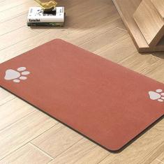 Imagem de PADOOR Tapete de alimentação para animais de estimação-tapete absorvente para cães para tigela de comida e água-sem manchas dispensador de água para cães de secagem rápida tapete-acessórios