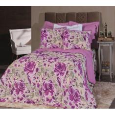 Imagem de Jogo De Cama Casal Clamatex 3 Peças Em Malha 100% Algodão Edden