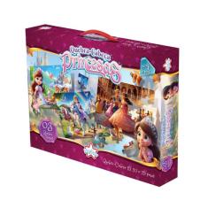 Imagem de Quebra Cabeça Progressivo Princesas 3 em 1 Big Star