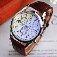 Imagem de Relógio Masculino Yazole 271  Pulseira Marrom Quartzo