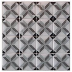 Imagem de Pastilha Adesiva Resinada Geométrica Losango Kit 4 Placas