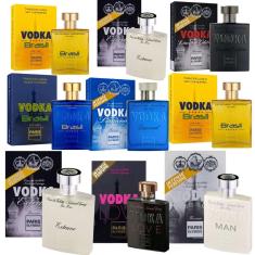 Imagem de Vodkas Paris Elysees Kit Com 9 Uni. Perfumes Importado Masc.