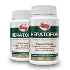 Imagem de Kit 2 Hepatofor Vitafor 60 Cápsulas
