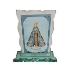 Imagem de Quadros Decorativo De Vidro 14,5X12Cm Nossa Senhora - Zp7