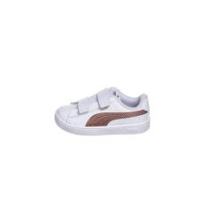 Imagem de Tênis Puma Rickie Classic V Infantil Branco e Rosa