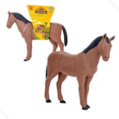 Imagem de Boneco Cavalo Fazenda Brinquedo Grande Coleção Menino Menina