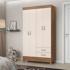 Imagem de Guarda Roupa 4 Portas Udini Amendola Off-white