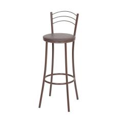 Imagem de Banqueta para Cozinha Alta Pintada Marrom Bp26/a - A109 Marrom