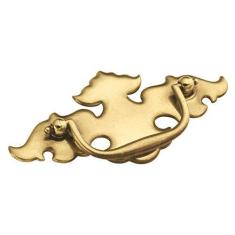 Imagem de Hickory Hardware 1 pacote de puxadores de armário de cozinha de núcleo sólido, puxadores de armário de luxo, ferragens para portas e gavetas de cômoda, centro de furo de 7,6 cm, polido à mão