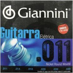 Imagem de Encordoamento Giannini Guitarra 011 Geegst11