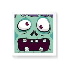 Imagem de Arte Maníacos Quadro Decorativo Zumbi - 30x30cm (Moldura em laca )