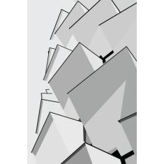 Imagem de Quadro Impressão Em Vidro - Arquitetura Abstrata em  e  105