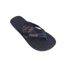 Imagem de Chinelo Dedo Casual Masculino Tiras Personalizadas Borracha Coca Cola CC3250