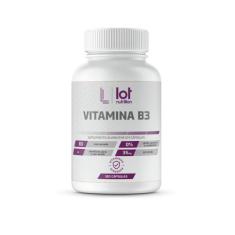 Imagem de Vitamina B3 Niacina 120 Cápsulas Lot Nutrition