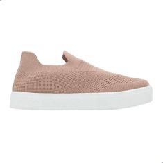 Imagem de Tênis Casual Moleca Knit Nude