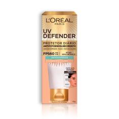 Imagem de Protetor Solar Facial L'Oréal UV Defender Antioleosidade Cor Clara FPS 60 com 40g 40g