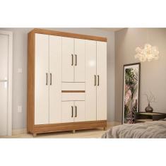 Imagem de Guarda Roupa 8 Portas E 2 Gavetas Munique Amendola Off White Demobile