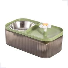 Imagem de Comedouro E Bebedouro Pet Automático Fonte Água Para Cães E Gatos - Pe