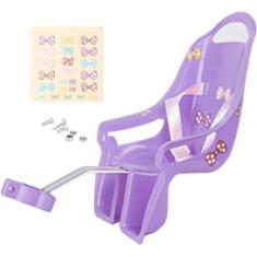 Imagem de Assento de bicicleta de boneca, acessório de fixação de bicicleta para bonecas com adesivos DIY, assento de bicicleta de boneca para bonecas e assento de bicicleta de boneca para meninas, incentivar a
