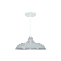 Imagem de Pendente Prato Redondo em Poliestileno 32cm Transparente Translúcido