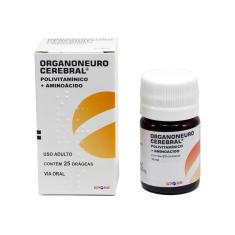 Imagem de Suplemento Vitamínico Organoneuro Cerebral 100mg com 25 drágeas Gross 25 Drágeas