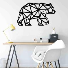 Imagem de Quadro Decorativo Adorno Urso 3Mm Vazado - Mdf