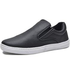 Imagem de Kit Tênis Slip On Com Boné Casual Unissex Conforto