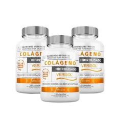 Imagem de Colágeno Hidrolisado Verisol 120 Cápsulas Nutrends - Kit 03 Unidades