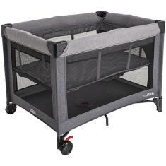 Imagem de Berço Cercado Kiddo Fast Melange Grafite