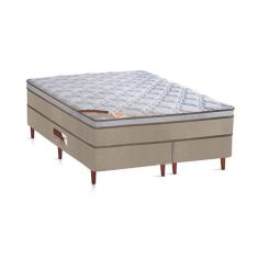 Imagem de Cama Castor Queen Revolution Pocket Hibrido 158x198x54 + Box Castor