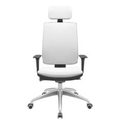 Imagem de Cadeira Office Brizza Soft Aero Branco Autocompensador Com Encosto Cab