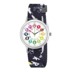Imagem de ITOOZYNN Relógio infantil para meninas e meninos, para crianças e crianças com tempo de aprendizagem fácil de ler, pulseira de nylon ajustável, relógio analógico para meninos e meninas de 4 a 11 anos,