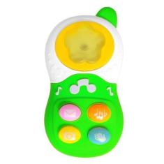 Imagem de Celular Musical Infantil Com Luz E Som Brinca Bebê - Om Utilidades