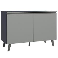 Imagem de Balcão De Pia 2 Portas Com Pés Cinza Nice Madesa