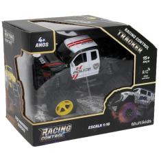 Imagem de Carrinho de Controle Remoto de Policia Preto Multikids - BR1725