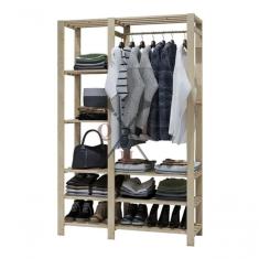 Imagem de Guarda Roupa Para Lavanderia Closet Armário Pinus