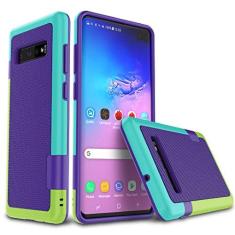 Imagem de Jeylly Capa para Galaxy S10 Plus, capa fofa para Galaxy S10 Plus, ultrafina, 3 cores, híbrida, impacto, resistente, antiderrapante, à prova de choque, capa amortecedora de TPU para Samsung Galaxy S10+