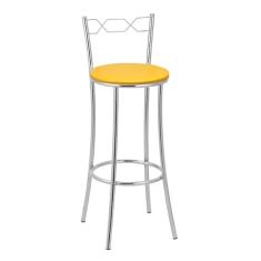 Imagem de Banqueta Alta Cromada Bc51/a A101 Treparoni