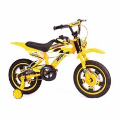 Bicicleta Infantil Moto Cross Aro14 Freios V-Brakes Vermelho em Promoção na  Americanas