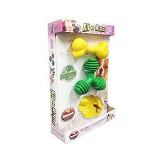 Imagem de Kit 2 Brinquedos para cães raças médias - cores sortidas