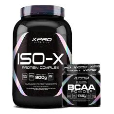 Imagem de Kit Whey Protein Iso-X Complex 900g + BCAA Powder 150g - XPRO Nutrition-Unissex