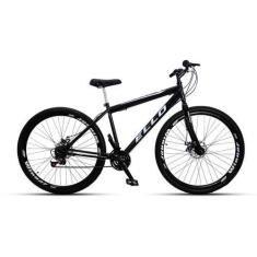 Imagem de Bicicleta Aro 29 Freio Disco 21M. Velox Preta Ello Bike