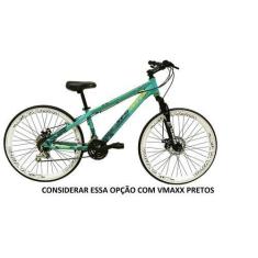 Imagem de Bicicleta Aro 26 Vikingx Tuff Azul Claro 21v Alumínio Freio a Disco Ar