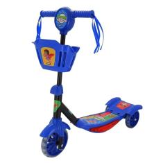 Imagem de Patinete Infantil 3 Rodas com cestinha Luz e Som zippy toys