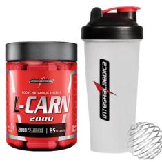 Imagem de L-Carnitina 60 Caps + Coqueteleira 1 Dose Integralmedica