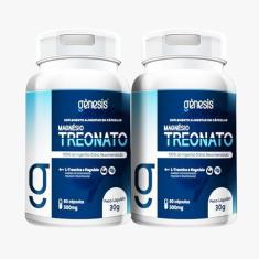 Imagem de Kit 2 Magnésio Treonato - Genesis Farmaceutica - Original, (120 capsulas)