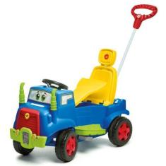 Imagem de Quadriciclo Infantil Mk Truck +24 Meses Empurrador E Pedal C/Som Cales