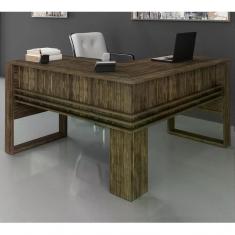 Imagem de Mesa Escrivaninha Angular Para Escritorio Me4145 Nogal
