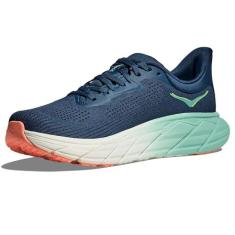 Imagem de HOKA ONE ONE Tênis feminino Arahi 7, Meia-noite/espuma do mar, 35