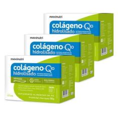 Imagem de Kit 3 Colágeno Verisol Sachês Uva Verde 30x5g + Q10 Maxinutri